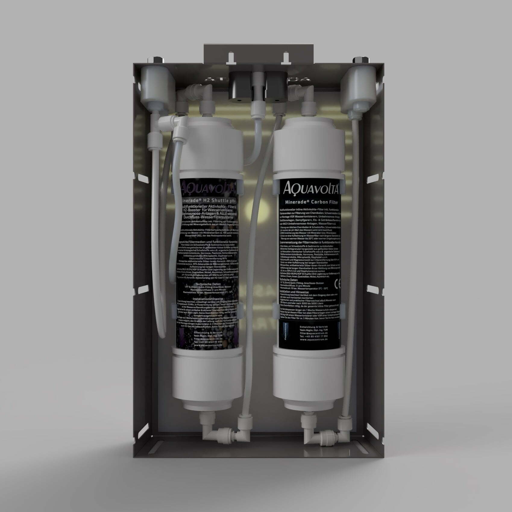 Aquavolta® H2 Rocket Two Stage Filter, pH value increase  H2